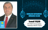 İsmail Yaşar’ın Ramazan Bayramı Mesajı