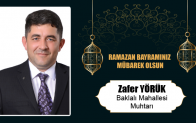 Zafer Yörük’ün Ramazan Bayramı Mesajı