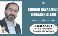 Becet Aksoy’un Kurban Bayramı Mesajı