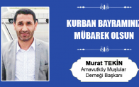 Murat Tekin’in Kurban Bayramı Mesajı