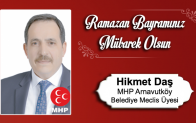 Hikmet Daş’ın Ramazan Bayramı Mesajı