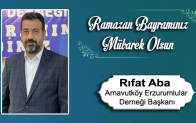 Rıfat Aba’nın Ramazan Bayramı Mesajı