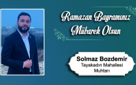 Solmaz Bozdemir’in Ramazan Bayramı Mesajı