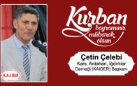 Çetin Çelebi’nin Kurban Bayramı Mesajı