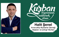 Halit Şenel’in Kurban Bayramı Mesajı