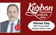 Hikmet Daş’ın Kurban Bayramı Mesajı