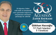 Gökhan Hacıoğlu’nun 30 Ağustos Zafer Bayramı Mesajı