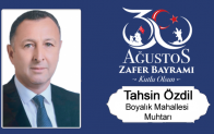 Tahsin Özdil’in 30 Ağustos Zafer Bayramı Mesajı