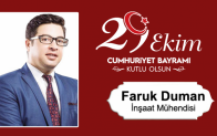 Faruk Duman’ın Cumhuriyet Bayramı Mesajı