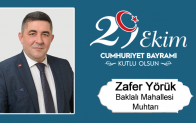 Zafer Yörük’ün Cumhuriyet Bayramı Mesajı