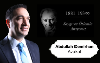 Av. Abdullah Demirhan’ın 10 Kasım Atatürk’ü Anma Günü Mesajı