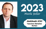 Abdülkadir Atay’ın Yeni Yıl Mesajı