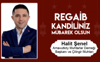 Halit Şenel’in Regaib Kandili Mesajı