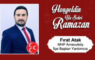 Fırat Atak’ın Ramazan Ayı Mesajı