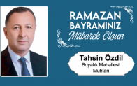 Tahsin Özdil’in Ramazan Bayramı Mesajı