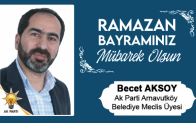 Becet Aksoy’un Ramazan Bayramı Mesajı