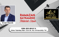 Ercan Bayrak’ın Ramazan Bayramı Mesajı