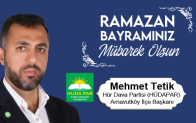 Mehmet Tetik’in Ramazan Bayramı Mesajı