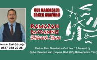 Mehmet Zeki Gürboğa’nın Ramazan Bayramı Mesajı