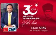 Savaş Aras’ın 30 Ağustos Zafer Bayramı Mesajı