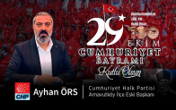 Ayhan Örs’ün Cumhuriyet Bayramı Mesajı