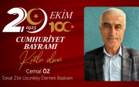 Cemal Öz’ün Cumhuriyet Bayramı Mesajı