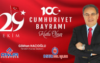 Gökhan Hacıoğlu’nun Cumhuriyet Bayramı Mesajı