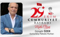 Güngör Özer’in Cumhuriyet Bayramı Mesajı