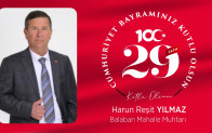 Harun Reşit Yılmaz’ın Cumhuriyet Bayramı Mesajı