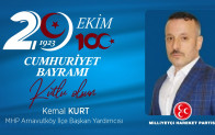 Kemal Kurt’un Cumhuriyet Bayramı Mesajı