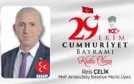 Reis Çelik’in Cumhuriyet Bayramı Mesajı