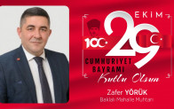 Zafer Yörük’ün Cumhuriyet Bayramı Mesajı