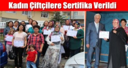 Kadın Çiftçilere Sertifika