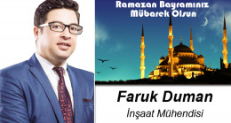 Faruk Duman’ın Ramazan Bayramı Mesajı