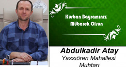 Abdülkadir Atay’ın Kurban Bayramı Mesajı