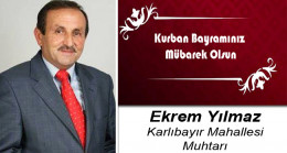 Ekrem Yılmaz’ın Kurban Bayramı Mesajı