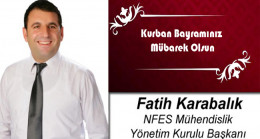 Fatih Karabalık’ın Kurban Bayramı Mesajı