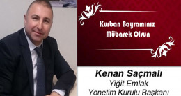 Kenan Saçmalı’nın Kurban Bayramı Mesajı