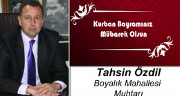 Tahsin Özdil’in Kurban Bayramı Mesajı