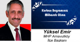 Yüksel Emir’in Kurban Bayramı Mesajı