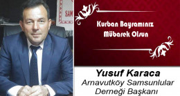 Yusuf Karaca’nın Kurban Bayramı Mesajı