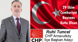 Ruhi Tuncel’in Cumhuriyet Bayramı Mesajı