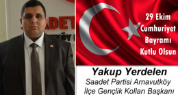 Yakup Yerdelen’in Cumhuriyet Bayramı Mesajı