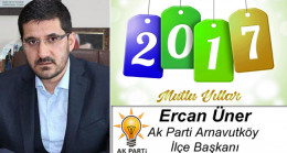 Ercan Üner’in Yeni Yıl Mesajı