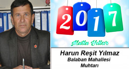 Harun Reşit Yılmaz’ın Yeni Yıl Mesajı