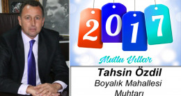 Tahsin Özdil’in Yeni Yıl Mesajı