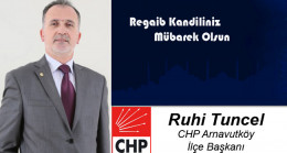 Ruhi Tuncel’in Regaib Kandili Mesajı