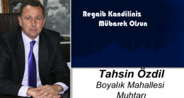 Tahsin Özdil’in Regaib Kandili Mesajı