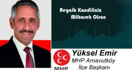 Yüksel Emir’in Regaib Kandili Mesajı