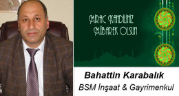 Bahattin Karabalık’ın Miraç Kandili Mesajı